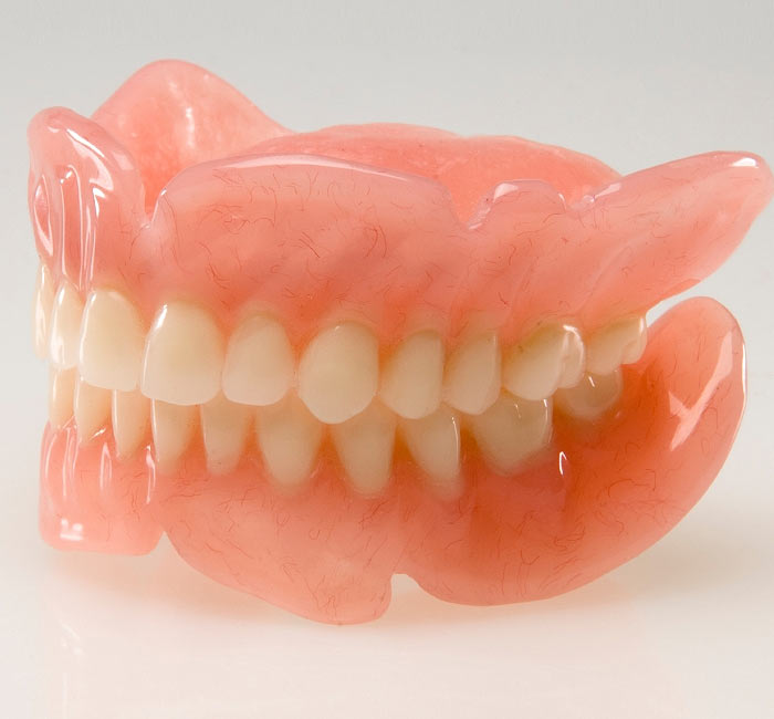 A set of dentures